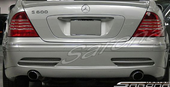 Custom Mercedes S Class Rear Bumper  Sedan (2000 - 2006) - $550.00 (Part #MB-017-RB)